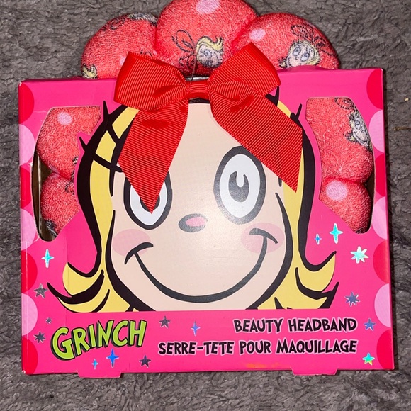 GRINCH Bubble Headband Spa Beauty Cindy Lou Who Makeup Hair Accessory Christmas - Picture 1 of 4